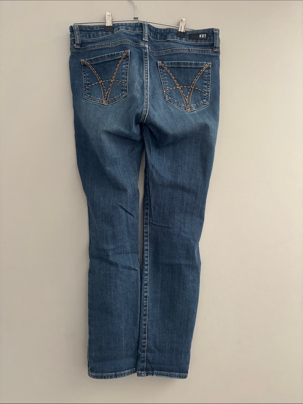 Kut from the Kloth Blue Straight-Leg Jeans - Picture 2 of 4